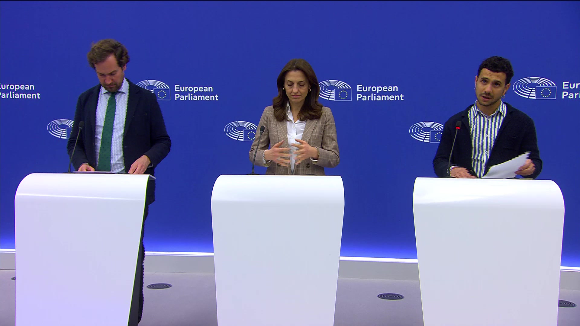 Press conference by Borja GIMÉNEZ LARRAZ (EPP, ES), Rapporteur and Irene TINAGLI (S&D, IT), Chair of the HOUS Committee, on the report on the housing crisis in the EU with the aim of proposing solutions for decent, sustainable and affordable housing